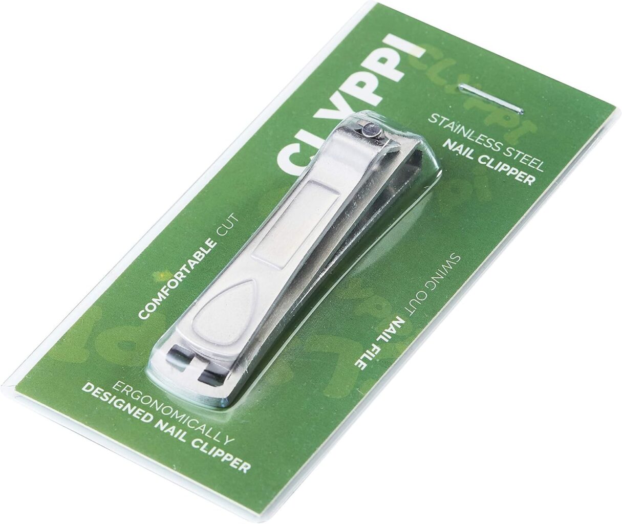 Nail Clippers with Swing Out Nail Cleaner/Nail File – Fingernail Clippers/Toe Nail Clippers. Sharp Stainless Steel with Wide Easy Press Lever