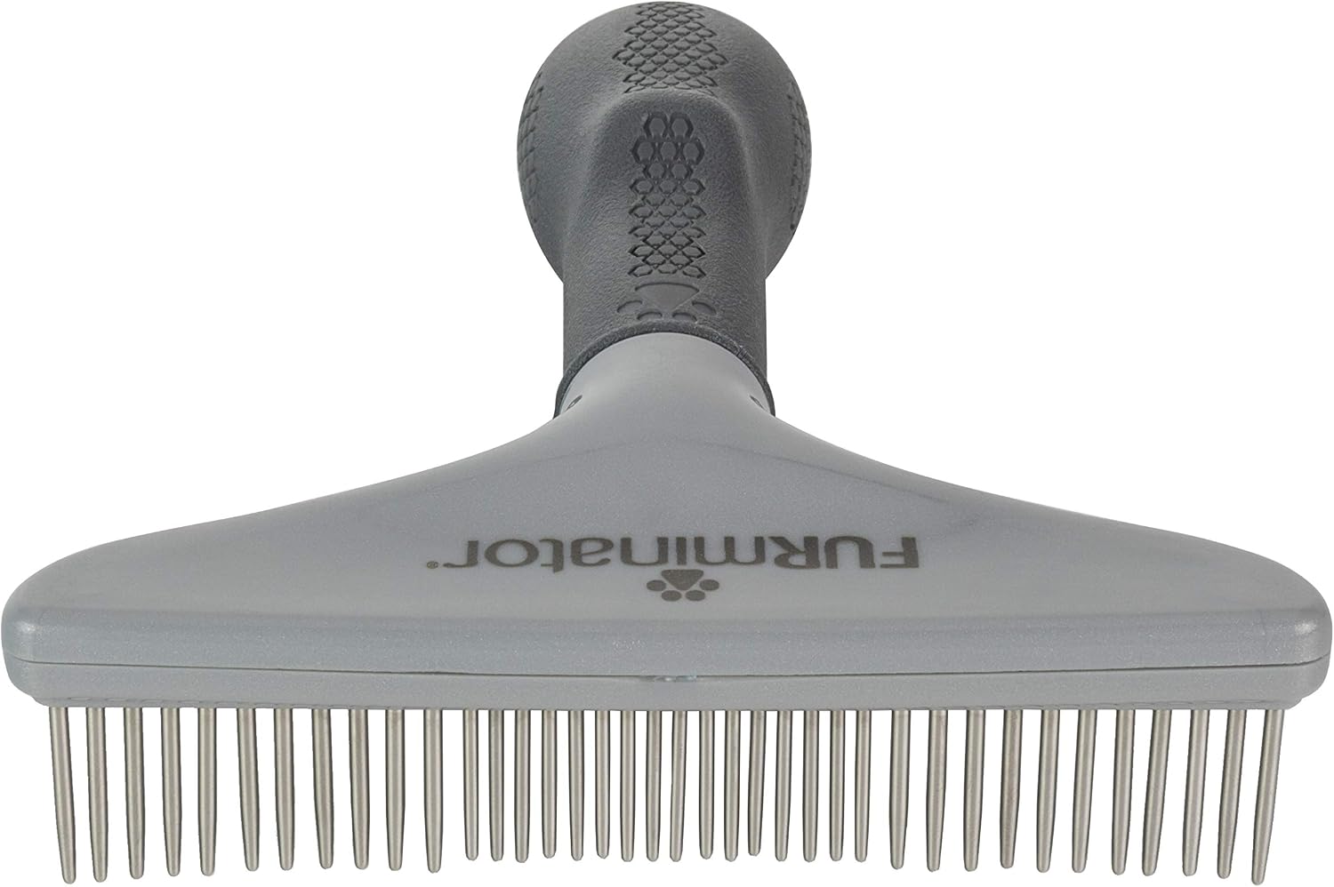 FURminator Grooming Rake Tool for Dogs & Cats With Thick Coats